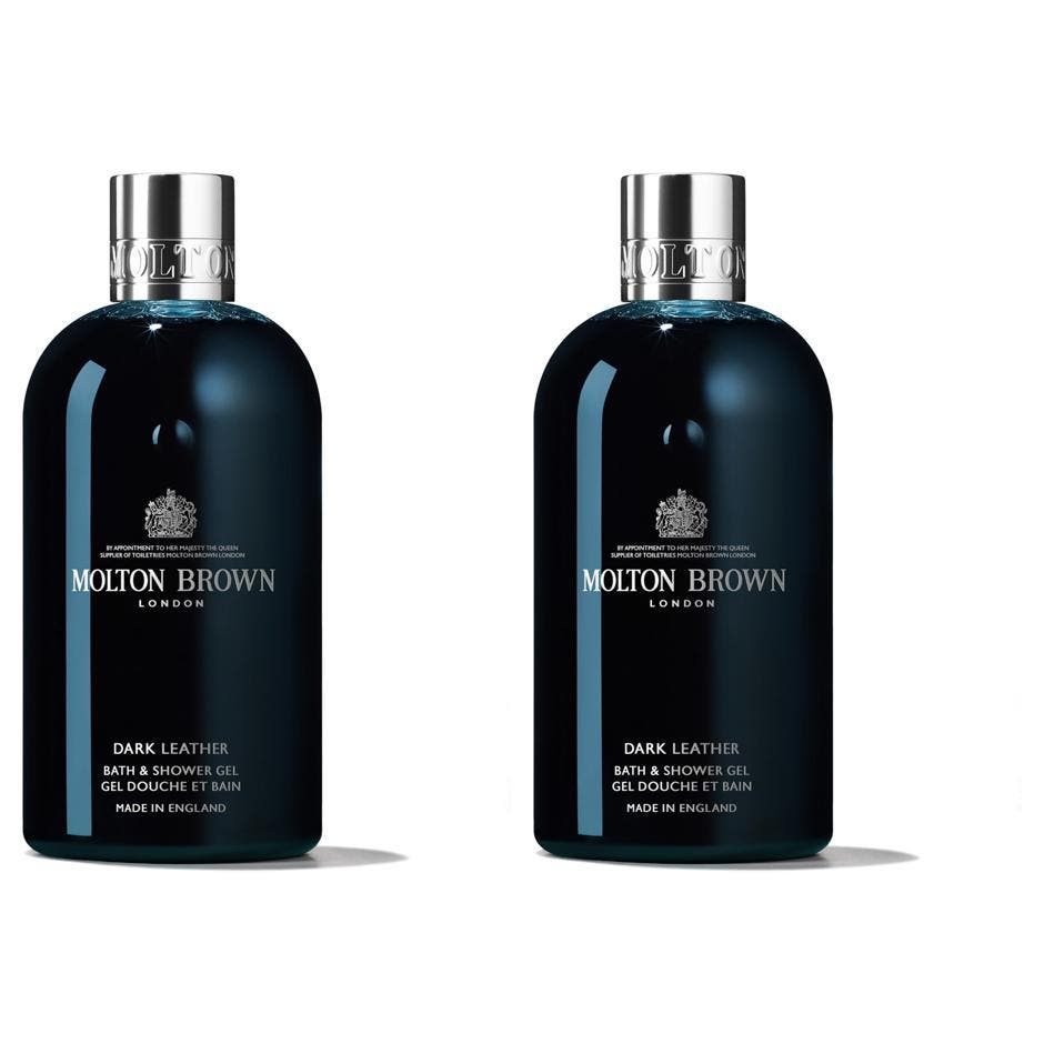 Dark Leather Bath & Shower Gel